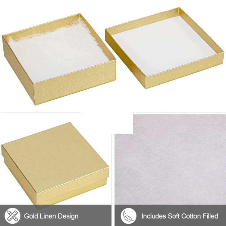 Cheap Solid Color FSC Enviro<i></i>nmentally Friendly Cardboard Kraft Paper Packaging Gift Box
