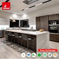 AllandCabinet, armoires sur mesure au design moderne, design italien, ensemble d'armoires de cuisine modulaires avec meubles de rangement