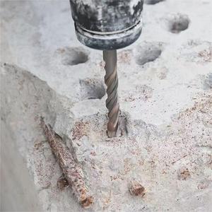 Forets <span class=keywords><strong>SDS</strong></span> MAX 28 mm en carbure YG8 à pointe plate pour béton et maçonnerie, fixation rapide, garantie 3 ans - Product Image 5