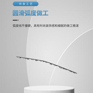 Bande de garniture chromée pour pare-chocs avant Mercedes-Benz CLA180 W117 1178855000 Plaque décorative plaquée - Product Image 3