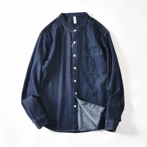 Camicie Casual da <span class=keywords><strong>uomo</strong></span> <span class=keywords><strong>camicia</strong></span> 100% cotone a manica lunga in Denim <span class=keywords><strong>camicia</strong></span> autunno nuovo arrivo <span class=keywords><strong>Jeans</strong></span> - Product Image 2