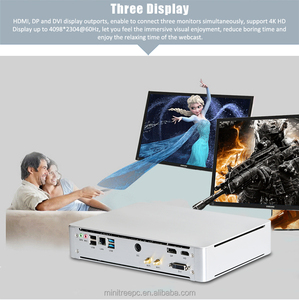 Mini-ordinateur de bureau gaming compact Xeon D1581 16 cœurs avec GPU dédié <span class=keywords><strong>RX6400</strong></span> 4G, affichage DVI DP - Product Image 2