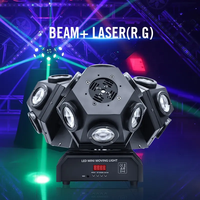 Tête Mobile Laser 18 Pièces Lampe Fluage Tête Mobile Lumière Laser Led Tête Mobile Lumière Pour Parc À Thème DJ Scène Disco