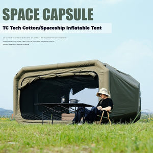 Carpa Inflable Tipo Cápsula Espacial HOUMU de 9 m² para 6 Personas, Carpa Familiar para Glamping de Algodón TC con Protección UPF50+ y Accesorios Completos - Product Image 1