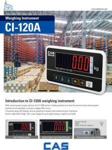 Cas-Wiege-Indikator Korea Marke CI-120A Wiege instrument Gewichts indikator Kontakt Verkäufer für Sonderpreise - Product Image 6
