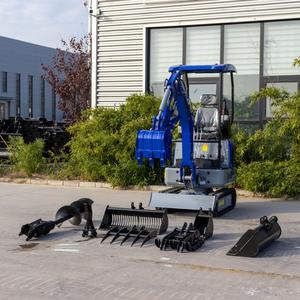 Livraison Gratuite <span class=keywords><strong>Mini</strong></span>-Excavatrice Compacte de 1,2 Tonne avec Connecteur Rapide, <span class=keywords><strong>Marteau</strong></span> Hydraulique, Broyeur, Type Chenillé, Moteur Principal - Product Image 5