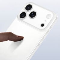 Coque de téléphone PC translucide mate givrée pour iPhone 17 Air 17 Pro Max, fine, légère, ultra-mince, rigide