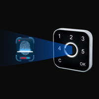 Casier tiroir capacitif biométrique à mot de passe, armoire intelligente à verrou, pour armoire de gymnastique