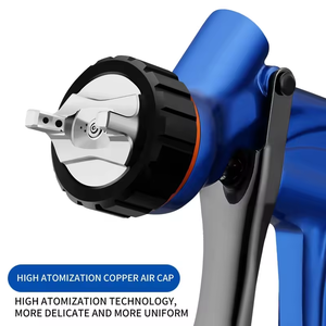 Súng phun sơn áp suất cao 600cc, đầu phun 1.3mm, súng phun sơn khí nén HVLP, súng phun vecni, dụng cụ khí nén - Product Image 3