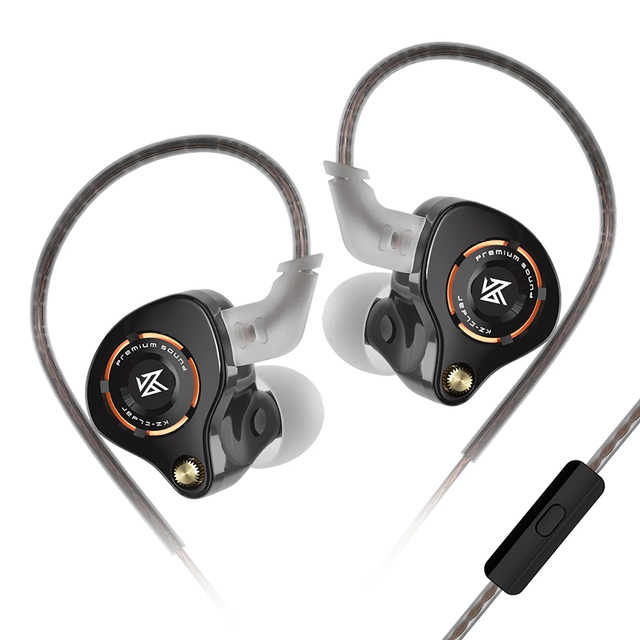 KZ Eldar Single Dynamic Driver IEM HM Graph Tuning OFC Detachable Cable HiFi In-Ear Monitor Earphones for Music Audiophile