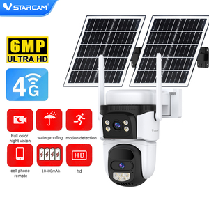 Caméra PTZ <span class=keywords><strong>solaire</strong></span> 4G Vstarcam AG621DR 6MP, batterie 10400mAh, deux panneaux solaires 7W, sécurité extérieure, enregistrement 24h/24, détection humaine - Product Image 1