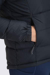 CONMR-Chaqueta de Senderismo Aislante con Capucha a Prueba de Viento y Cremallera, Abrigo Acolchado de Poliéster Cálido para Senderismo en Invierno, Uso Personalizado - Product Image 4