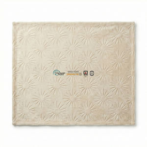 ผ้าห่มกำมะหยี่ลายเปลือกหอยแบบ 3 มิติ สไตล์ชายฝั่ง นุ่ม อุ่น อบอุ่น เหมาะสำหรับตกแต่งโรงแรมริมชายหาด - Product Image 1