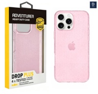 Casing Ponsel Transparan Anti Benturan Ultra Tipis Adventure Symmetry untuk iPhone 18 Pro Max 17 Air 16 Pro 15 14 Glitter Case