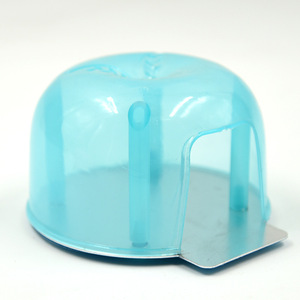 Hamster Cooling House Igloo Pink 11x10x6cm Plastic Reusable Small Pet <b>Nest</b> Indoor Use - Product Image 2