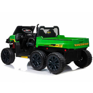 植物卸売リモコン12V24vバッテリー電源2席ビッグキッズライドオン建設トラック車子供用 - Product Image 5