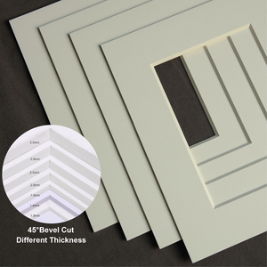 Passe-partout sans acide, coupe biseautée, <span class=keywords><strong>cadre</strong></span> photo 11x14 pour l'encadrement d'œuvres d'art murales - Product Image 2