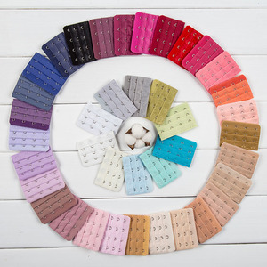 50 accessoires de soutien-gorge, boucle allongée, 4 lignes, 3 crochets, crochet, extenseur, bande oculaire, vente en gros - Product Image 2
