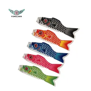 Colorful Hanging Wall Decor Carp giapponese Windsock Streamer Fish Flag Kite Koinobori