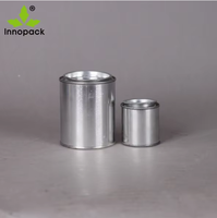 Boîte en étain ronde vide de haute qualité de 250 ml, fabriquée en Chine, avec couvercle à levier, boîte en étain pour eau de 8 oz, boîte en étain pour huile, boîte en étain métallique