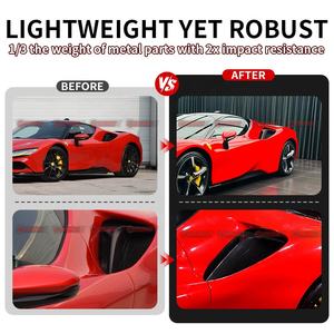 Ventilación de Guardabarros Trasero de Fibra de Carbono Seca Estilo OEM, la Más Vendida, para Ferrari SF90 - Product Image 2