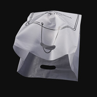 Sacs d'emballage personnalisés en gros, sacs jetables pour boissons, sacs à café à emporter en plastique avec poignée