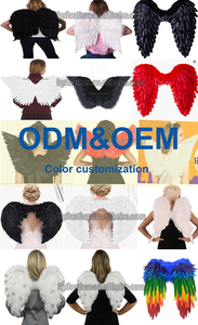 Fata piuma d'<span class=keywords><strong>angelo</strong></span> ala per il regalo di natale per adulti <span class=keywords><strong>ali</strong></span> d'<span class=keywords><strong>angelo</strong></span> decorazione da parete alla rinfusa pennacchio di carnevale piuma naturale - Product Image 4