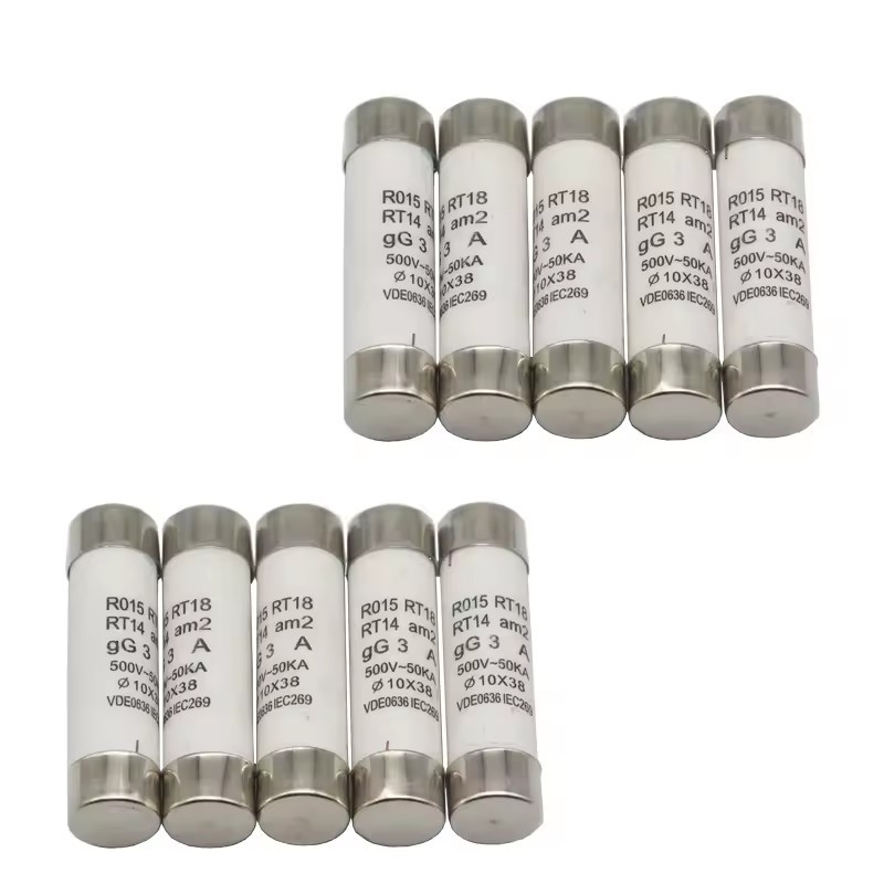 Uxcell RO15 Ceramic Fuses – 10 X 38mm Cylinder Contact Cap Fuses, 500V 20A, 20-Pack For Circuit Protection