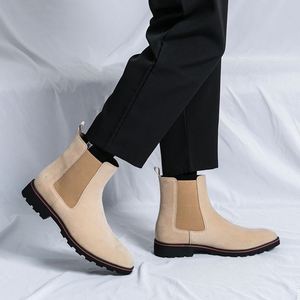 Nouveauté, chaussures pour hommes de grande taille, bottes courtes décontractées, bottes Chelsea en daim en stock - Product Image 3