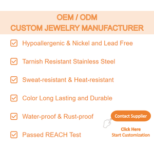 Bracelet personnalisé Jietao en nacre, cœur, trèfle, étoile, chaîne rolo dorée réglable, acier inoxydable 316L, bijoux pour femmes - Product Image 6