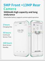 Hyatta Healthcare - Computadora de Mano Android de 5.5 Pulgadas, Octa-Core 2.2GHz, 3GB de RAM, Escáner de Códigos de Barras 1D/2D, Lector RFID NFC, IP67 Resistente