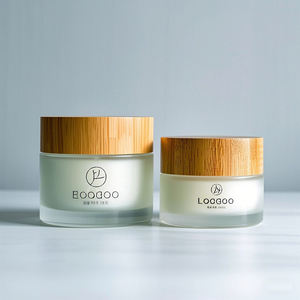 Frasco de crema de vidrio recargable con cubierta de bambú 5G-50g embalaje para el cuidado de la piel <span class=keywords><strong>cosm</strong></span>ético <span class=keywords><strong>Natural</strong></span> Frasco De Vidrio Para <span class=keywords><strong>Cosm</strong></span>é<span class=keywords><strong>tica</strong></span> - Product Image 4