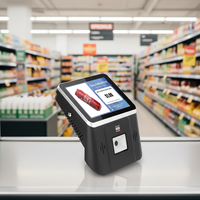 Vérificateur de prix avec écran tactile de 8 pouces Android 11.0, prend en charge le scanner 2D et la connexion sans fil