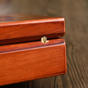 Caja de Madera con Tapa Abatible, Rectangular, Hecha a Mano, para Guardar Joyas y Relojes, con Impresión de Logotipo Personalizado Disponible, Origen Wenzhou - Product Image 3