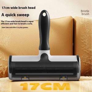 Factory Outlet Pet Grooming Tool Mango extraíble Pet Hair Remover Roller para gato - Product Image 3