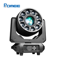 Projecteur LED RVBW Pleine Couleur 10*20W avec Zoom, Effet Bee-Eye, Beam et Wash, Tête Mobile avec Effet Halo RGB pour Événements, Concerts et Scènes