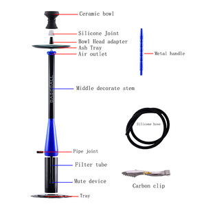 Bán Sỉ Bán Sỉ Bóng Chày Chicha Shisha Hookah Hookah Bằng Thép Hookah Trọng Lực Hookah - Product Image 5