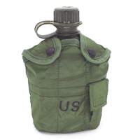 Bouteille d'eau en acier inoxydable camouflage, gourde de survie en plein air, tasse pour le camping et la randonnée