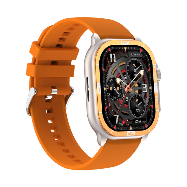 Men Sport Smartwatch Fitness tracker BT Call 2.06" AMOLED Screen IP68 Waterproof Heart Rate Blood Oxygen Reloj Smart Watch HK96S