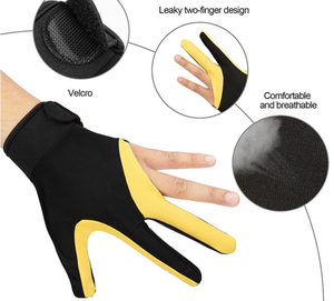 New Design Three Fingers <strong>Gloves</strong> Smooth Durable Elastic Table <strong>Tennis</strong> Billiards <strong>Gloves</strong> - Product Image 4