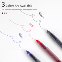Stylos à encre gel haut de gamme à pointe pleine, avec pointe en carbure de tungstène de 0,5 mm, encre importée imperméable à séchage rapide, 3 couleurs pour étudiants