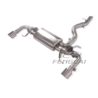 Système d'échappement Catback en acier inoxydable avec valve pour BMW 430 430i G22 G26 B48 2.0T 2021-2025 – Silencieux et tuyau d'échappement de haute qualité pour véhicule spécial