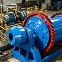 Broyeur à boulets 10-30 TPH pour usine de traitement minier avec moteur, roulement, pompe et boîte de vitesses