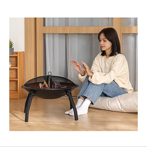 Set <span class=keywords><strong>Completo</strong></span> per <span class=keywords><strong>Barbecue</strong></span> da Interno/Esterno: Fornello a Legna e Carbonella per Tè, Cottura e Grigliate - Ideale per Cortile Invernale - Product Image 2