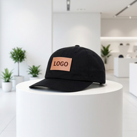 Casquette de baseball sportive Richardson 254 de haute qualité, personnalisable avec logo, 6 panneaux, patch en cuir personnalisé, style Dad Hat