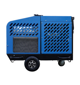 70CFM 35cfm khí công nghiệp động cơ di động vít gas Powered Máy nén khí máy - Product Image 3