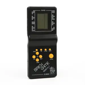 E-9999 dispositivo di gioco portatile Russia Brick Square 24 Console di gioco nostalgico Electronics Brain Game Plastic Music Voice