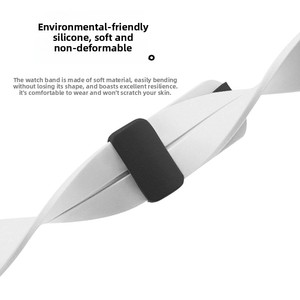 Nouvelle Arrivée Bracelet de Montre en Silicone à Boucle Magnétique Pliable pour Samsung pour <span class=keywords><strong>Huawei</strong></span> <span class=keywords><strong>Watch</strong></span> 5 Pro Compatible Universel Largeur de Bande 20mm/22mm - Product Image 2