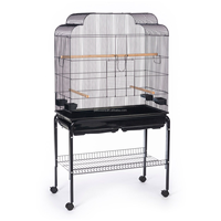 Cage de vol avec support pour perruches, perroquets, inséparables, pinsons, canaris, calopsittes et petits perroquets