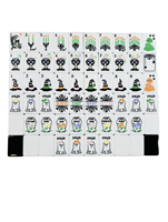 Juego de Mahjong Personalizado de Lujo con Temática de Halloween, Moderno, Duradero, Plegable, Resistente al Agua, Portátil, Ecológico, con Fichas de Plástico